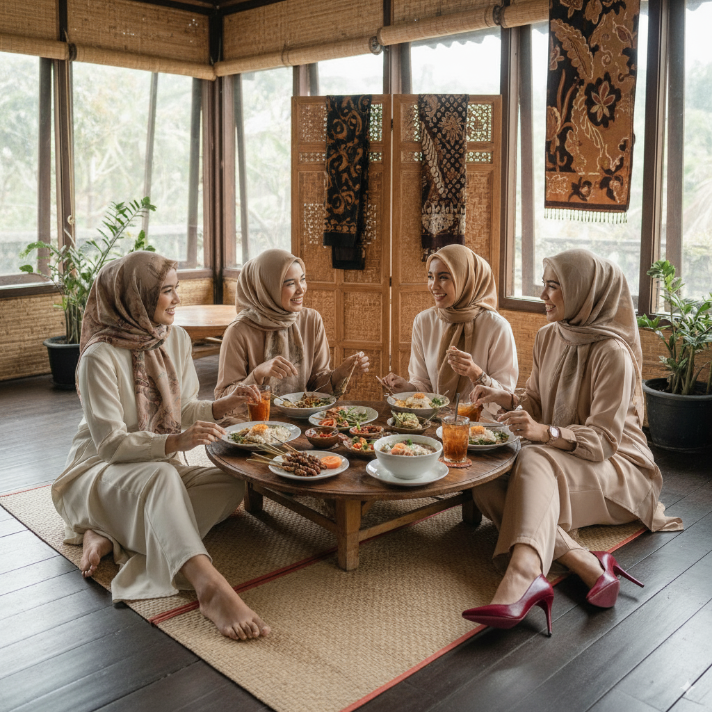 5 Sensasi Makan Secara "Lesehan" 