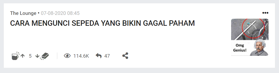 Rahasia Thread Saya Ramai Pengunjung di Kakus [Sebelum Pamit]