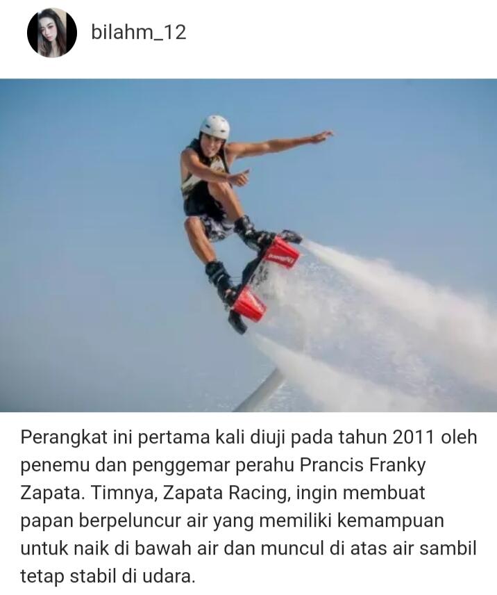 Flyboard Air: Serunya Bikin Nagih