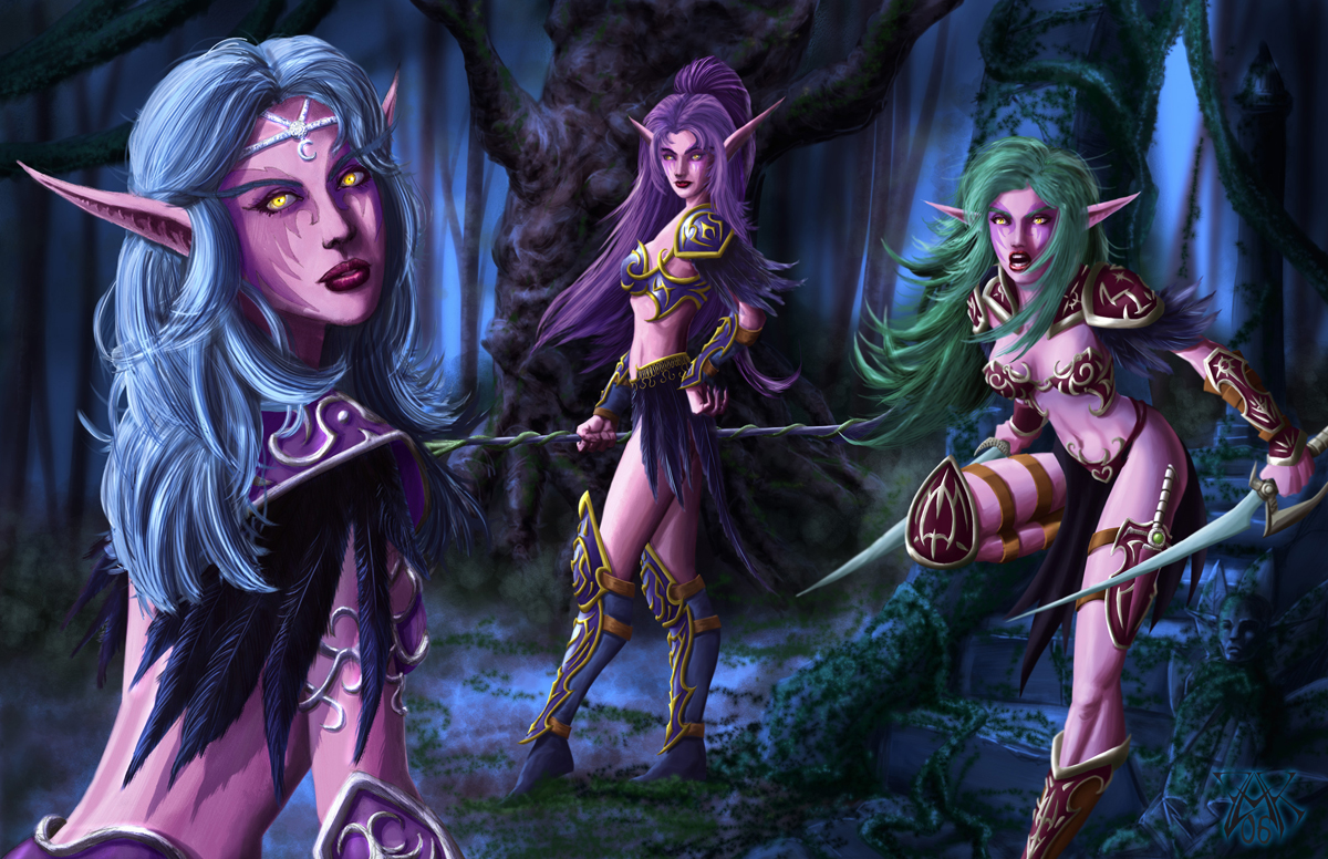 Night_Elves_Scene_by_LazarusReturns.jpg