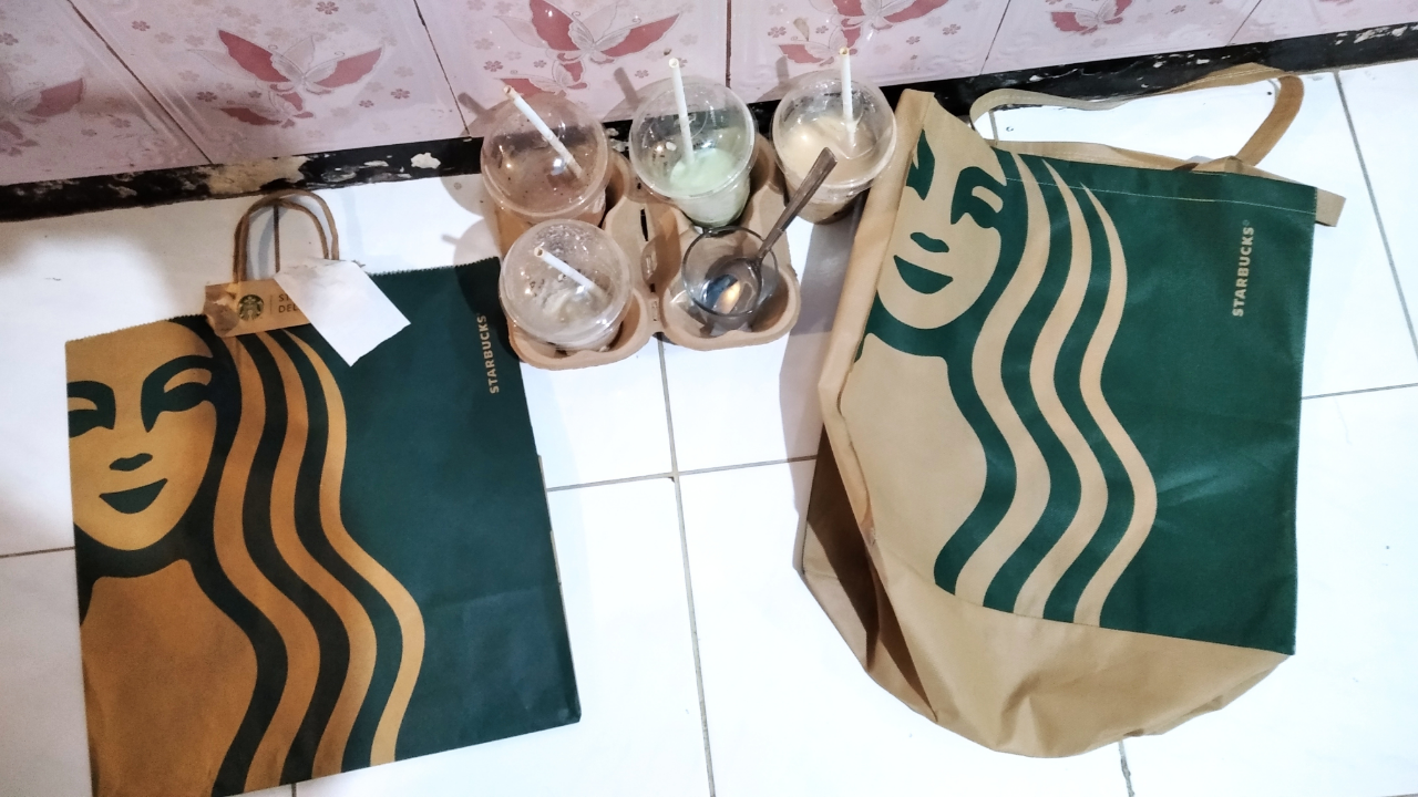 Reusable Bag St4rbuck Murmer, Cuman IDR 7k Doank