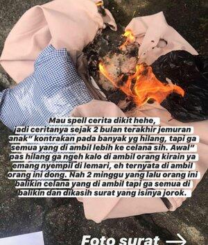 Geger! Maling Kembalikan Celana Dalam Curian, Tapi...