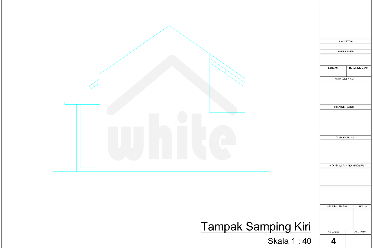 Gambar Kerja Rumah Type 36 [Indo Kontraktor Desain]