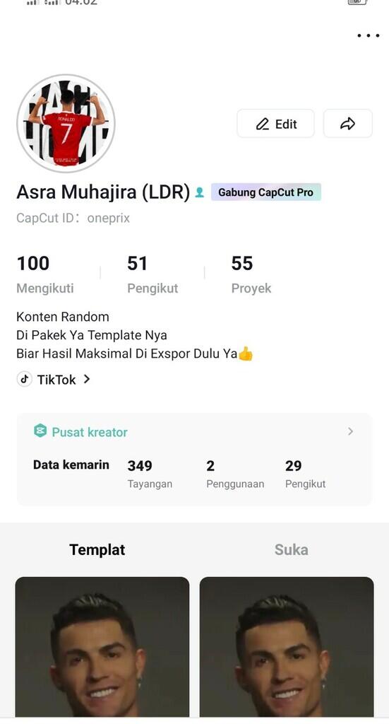Template Capcut Treend Viral