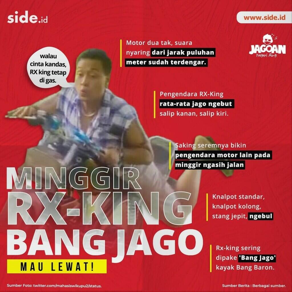 Minggir RX-King Bang Jago Mau Lewat!