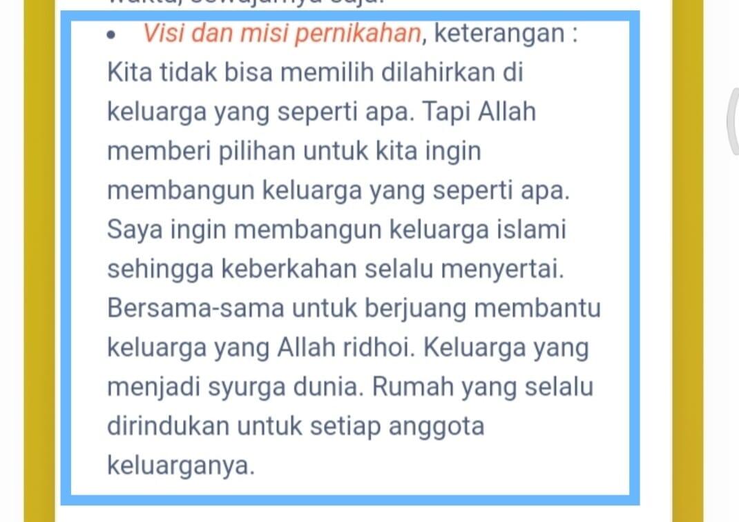 PENGALAMAN TAARUF ONLINE GAN 