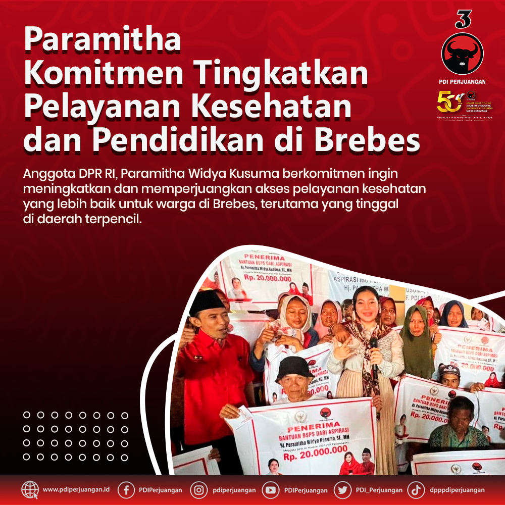 Paramitha Komitmen TIngkatkan Pelayanan Kesehatan Dan Pendidikan Di Brebes