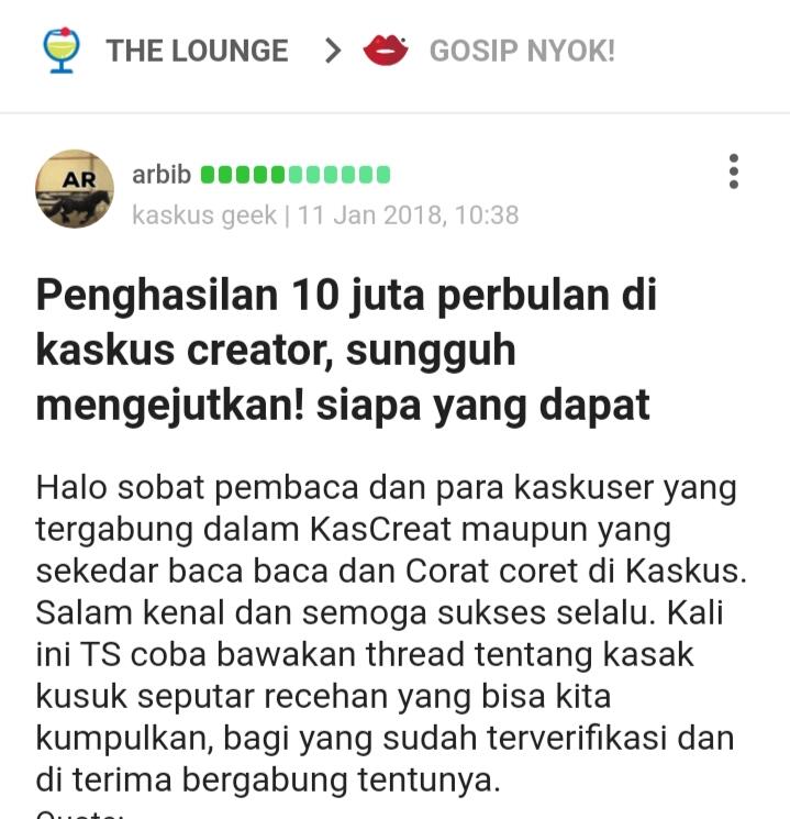 Jujur Aja Nulis di Kaskus, Hobi atau Cari Duit?
