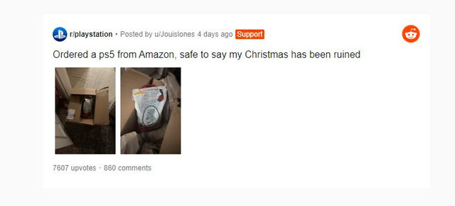 Seorang Gamer Memesan PS5 dari Amazon, Tapi yg Datang Malah Sekarung Beras