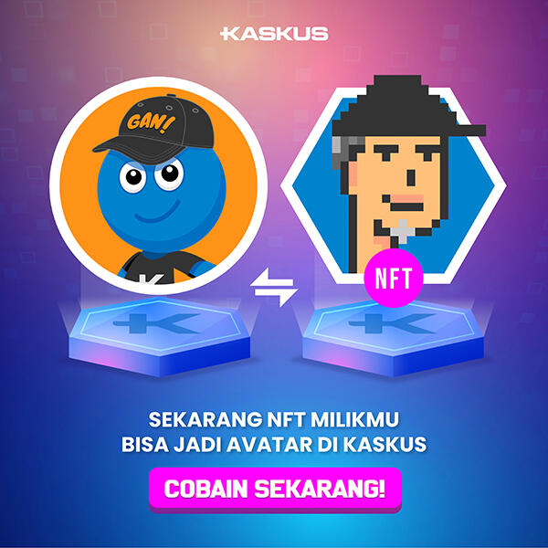 NFT anda sekarang dapat jadi avatar di Kaskus