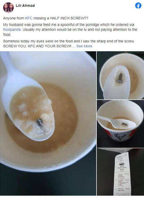 Ada Baut di Bubur?