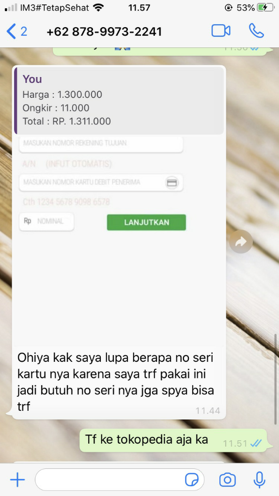 PENIPU ONLINE SHOP! HATI HATI GAN!!!