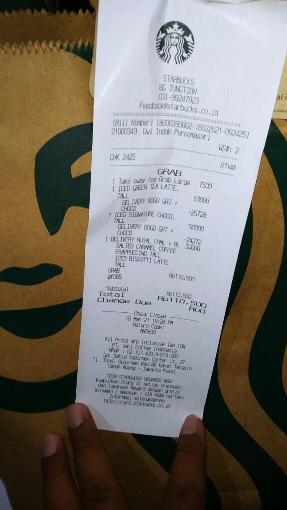 Reusable Bag Starbucks Murmer, Cuman IDR 7,5k Doank