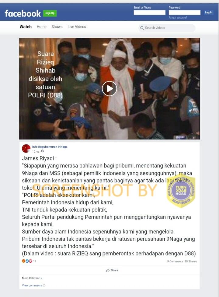 Rizieq Shihab Disiksa Polisi
