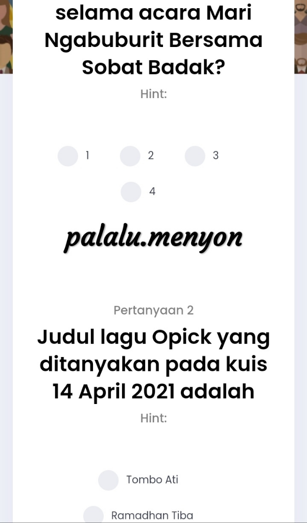 Kangen Zoom Bersama Badak Baper Ane