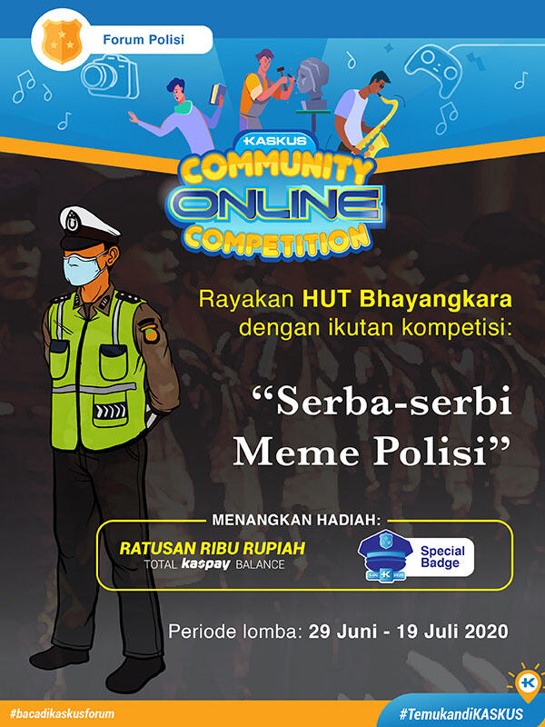 [INVITE] Ayo Tuangkan Ide Kratifmu Dalam Kompetisi Meme Polisi!