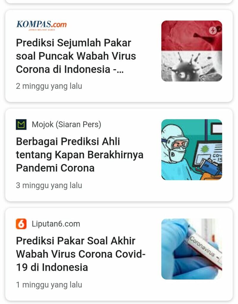 Corona & Indonesia, untuk kita semua...