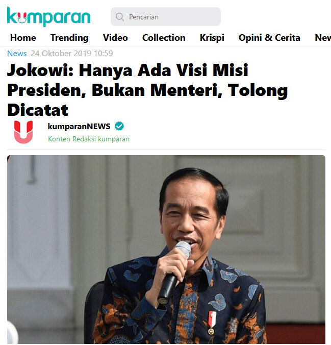 Pemerintah Indonesia dalam COVID-19