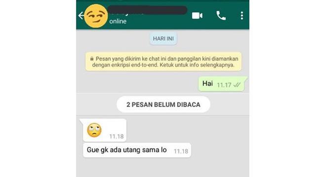 Chat Mantan Ter Savage Bikin Ngakak 