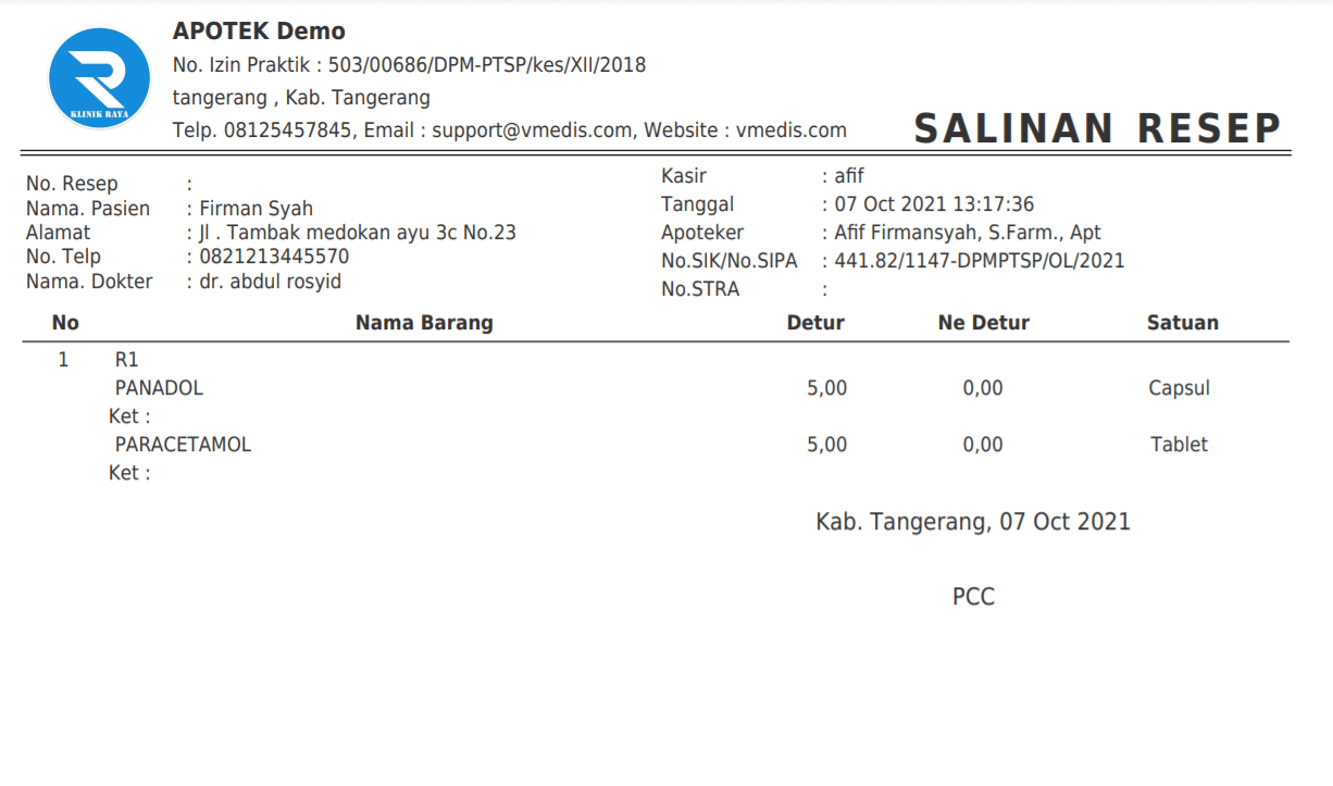 Penting Bagi Yang Sakit2 an, Salinan Resep Dokter Yang Perlu Anda Tahu!
