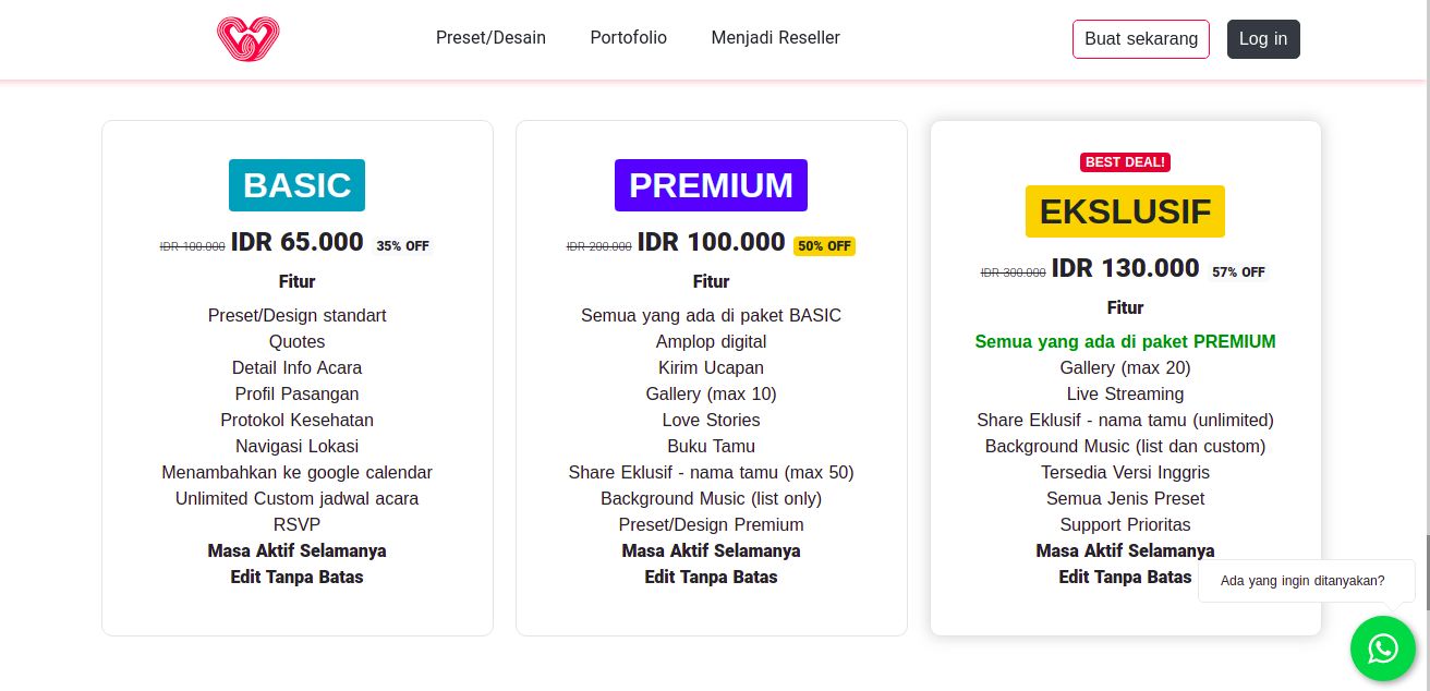 Platform Untuk Membuat Undangan Online Gratis