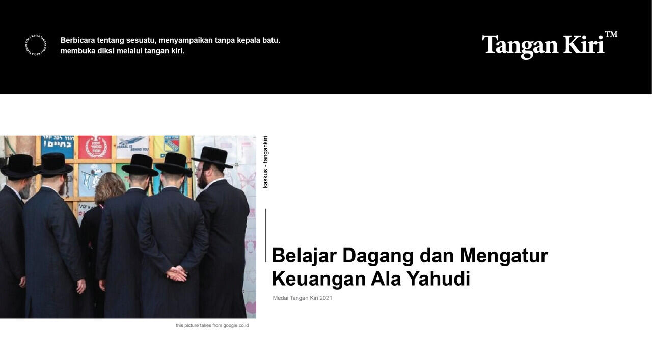 Belajar Dagang & Mengatur Keuangan Ala Yahudi