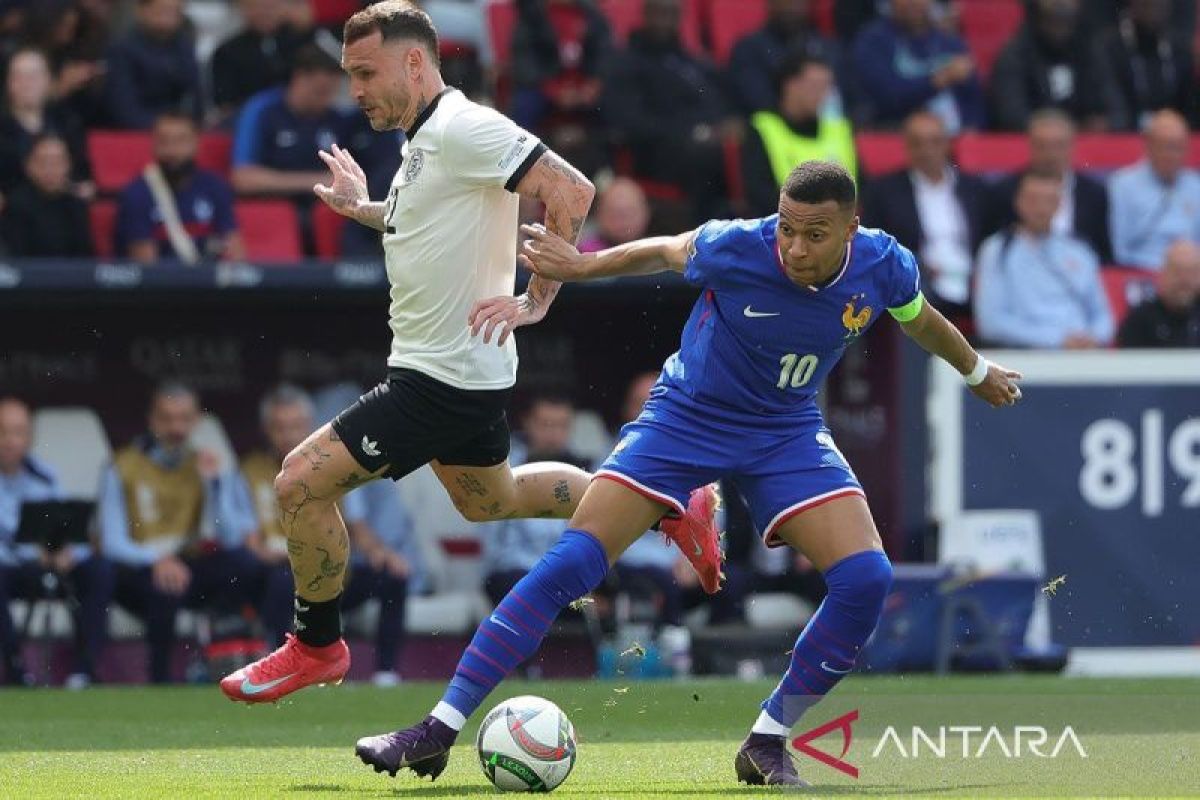 Kylian Mbappe absen saat Prancis melawan Jepang