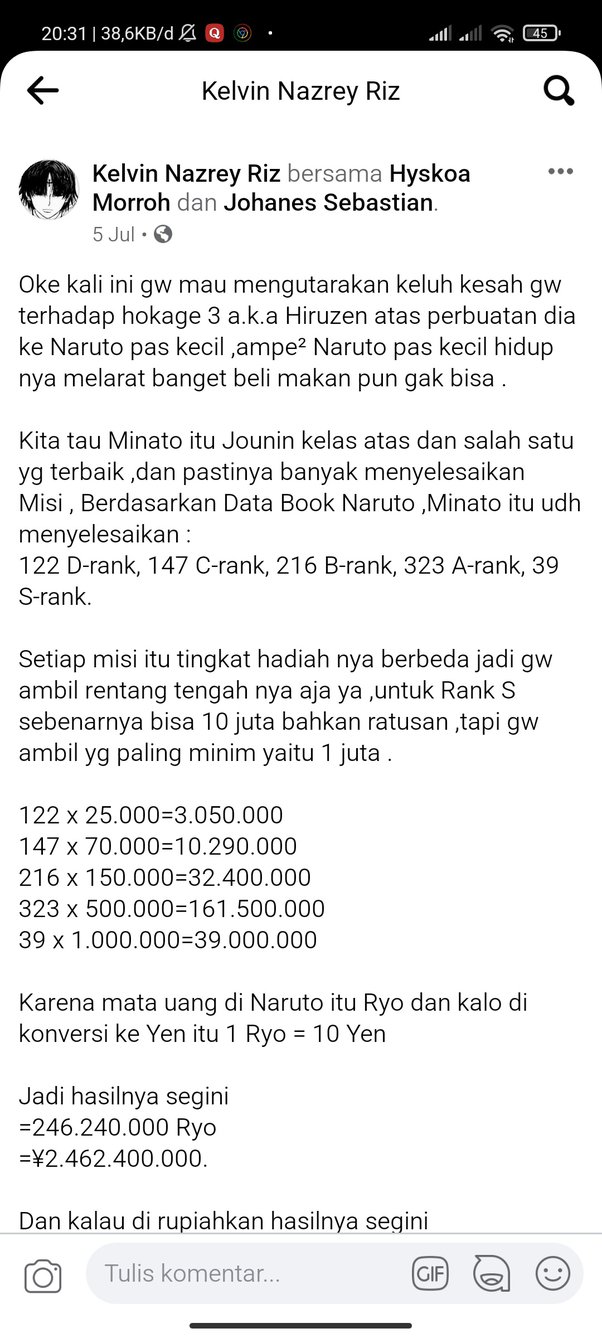Benarkah Hokage Ketiga Seorang Koruptor?