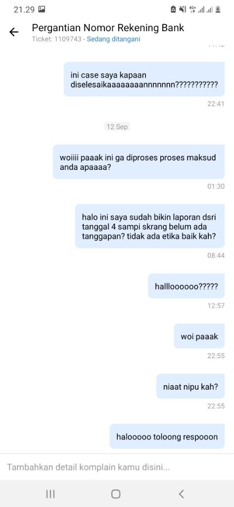 pihak itemku mengerjakan kecurangan