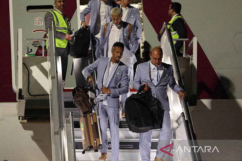Brazil regu terakhir tiba di Qatar