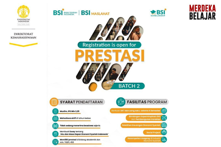 BSI Scholarship Batch 2 Untuk Pendidikan Yang Seimbang Dan Berkelanjutan