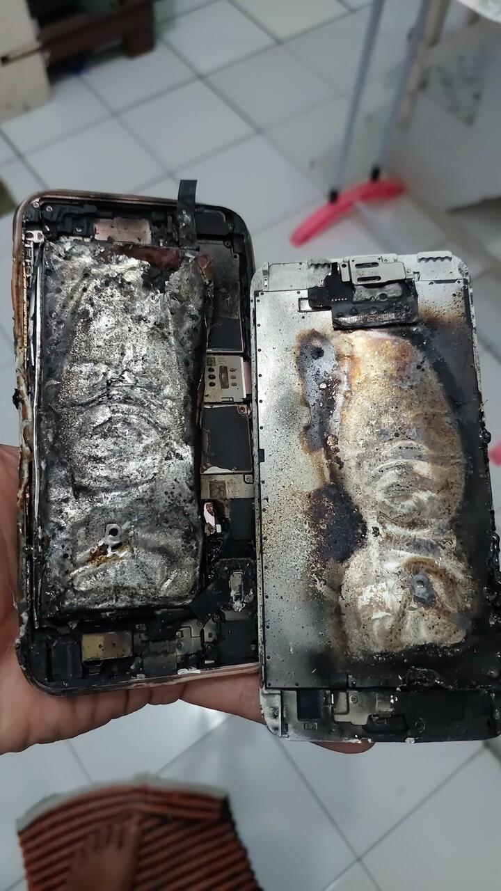 Cuma Dipake Tathering iPhone Meledusss Kebakar Di Dalam Mobil