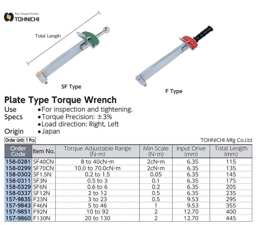 Tohnichi Torque Wrench