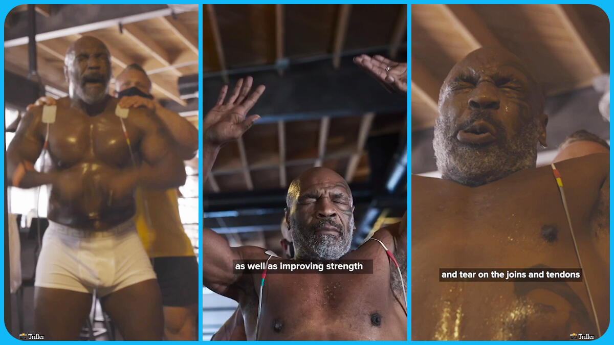 Penampakan Badan Mike Tyson Saat Terapi Listrik, Serem Gan!