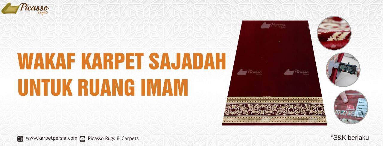 WAKAF KARPET SAJADAH UNTUK RUANG IMAM