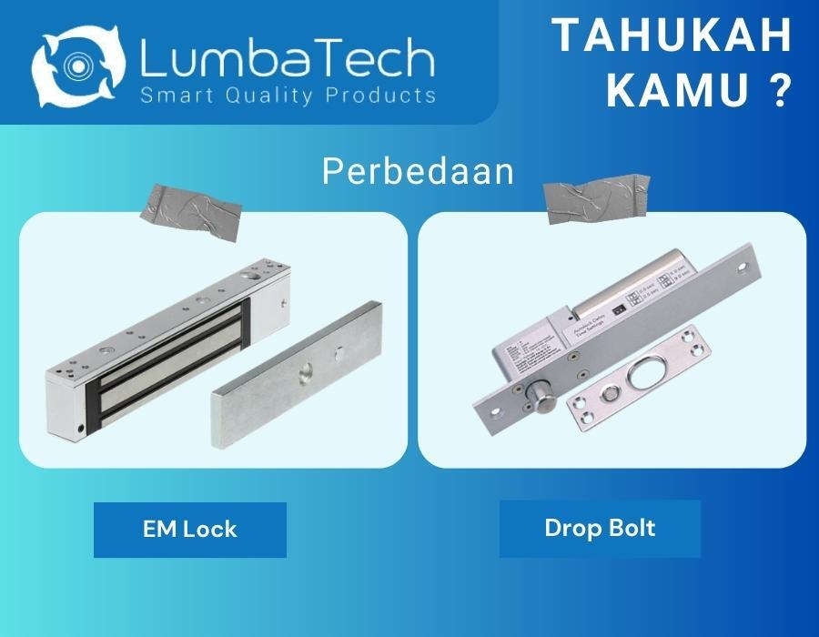 Perbedaan Dropbolt Lock & Electromagnetic Lock pada Sistem Akses Kontrol Pintu