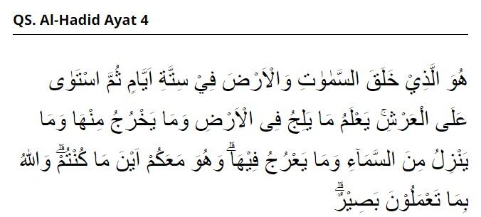 Belajar Ayat: Al - Hadid ayat 4