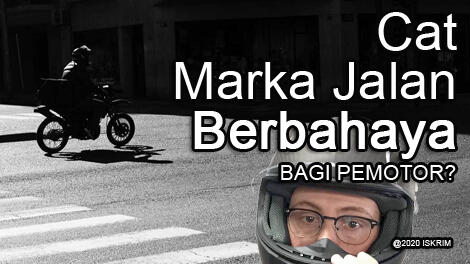 Baru Tahu, Ternyata Cat Marka Jalan 'Berbaya' Bagi Pemotor?