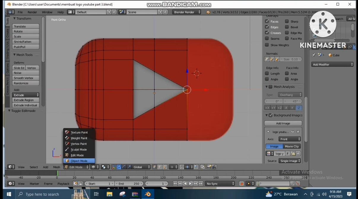 Cara Menggandakan Objek 3D