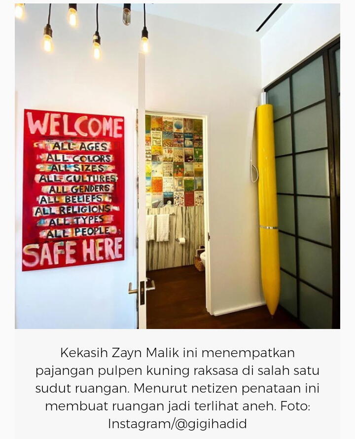 Gigi Hadid Renovasi Apartemen Mewah 85 Milliar Dibilang Aneh Netizen, Pada Syirik Ya?
