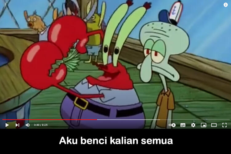 Julid-an Squidward Tapi Bikin Netizen Berkaca-kaca, Jadi Sedih!