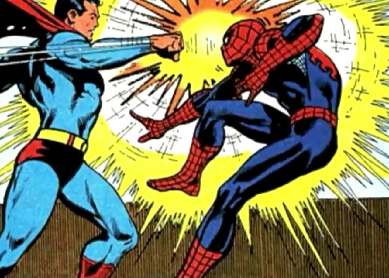 Ternyata, Spider-Man Pernah Melawan Superman Dalam Sebuah Komik Crossover?