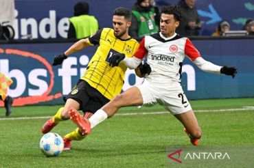 Liga Jerman: Eintracht Frankfurt tekuk tamunya Borussia Dortmund  2-0