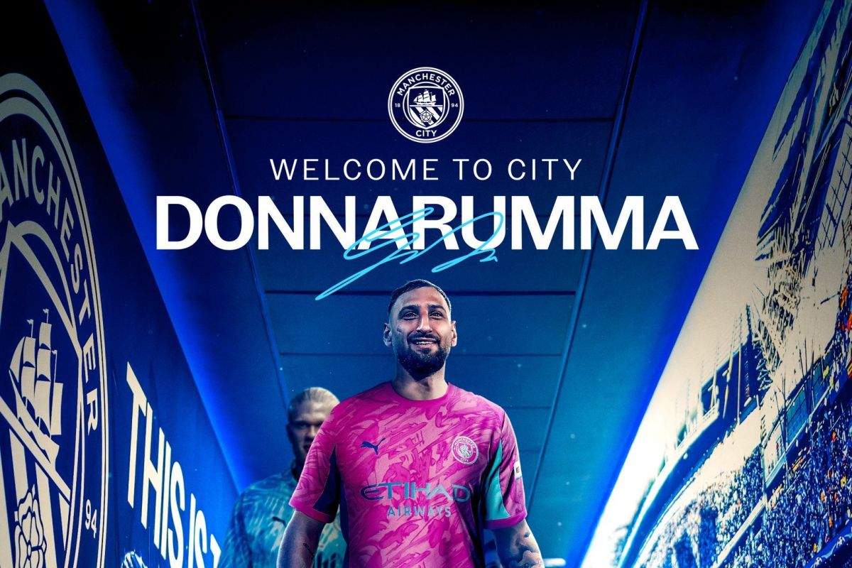 Manchester City resmi rampungkan transfer Donnarumma