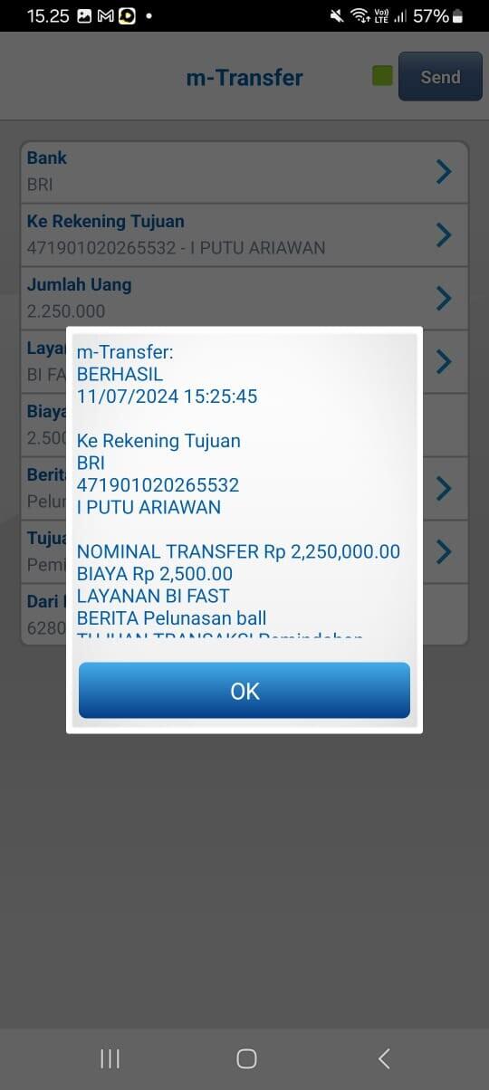 Penipuan suplier bal segel import