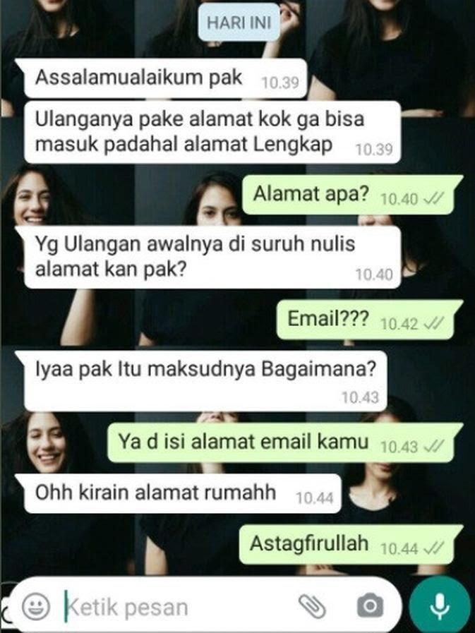Lucu, Chat Antara Guru & Murid Ini Bikin Ngakak!