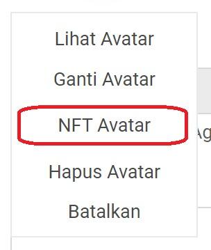 NFT anda sekarang dapat jadi avatar di Kaskus