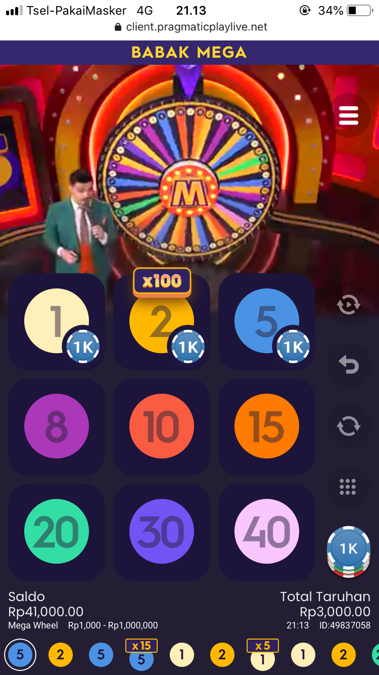 Mega Wheel : Iseng-Iseng Berhadiah 500x Lipat. Cek Aja Sendiri
