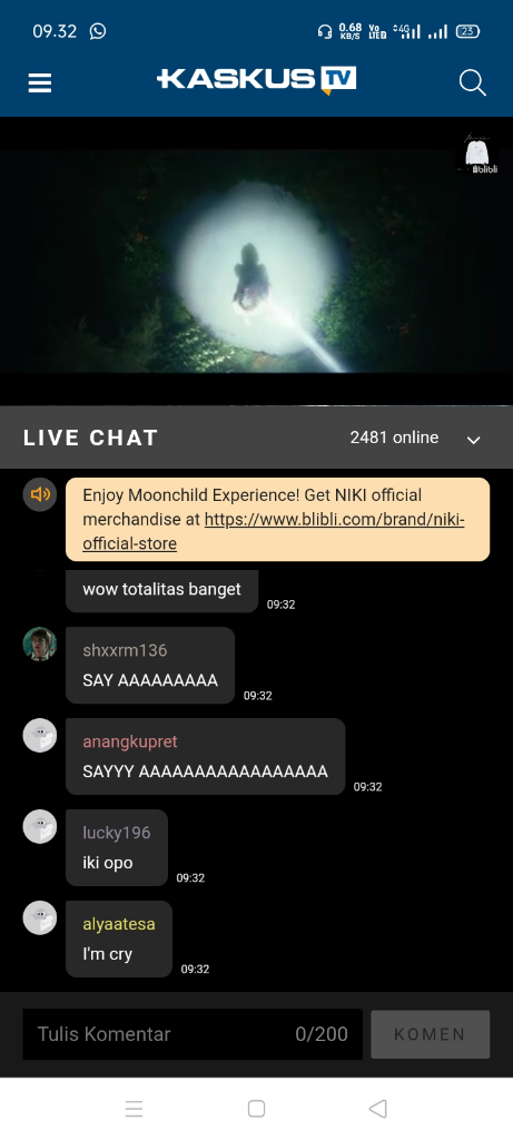Ngintip Keseruan Konser Virtual Moonchild Experience Bareng Kaskus Yuk