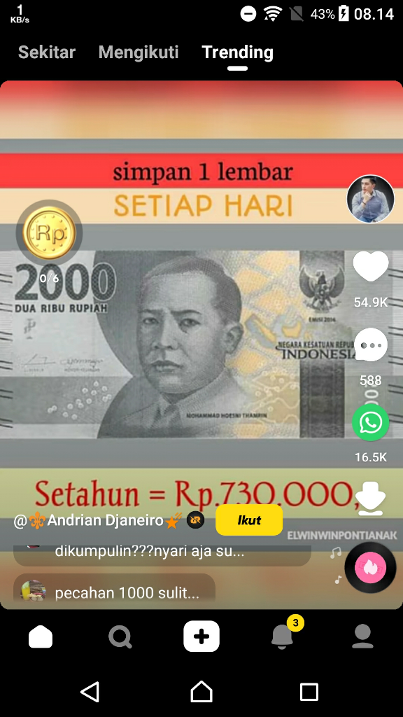 Cara Mendapatkan Uang Dari Aplikasi Snack Video